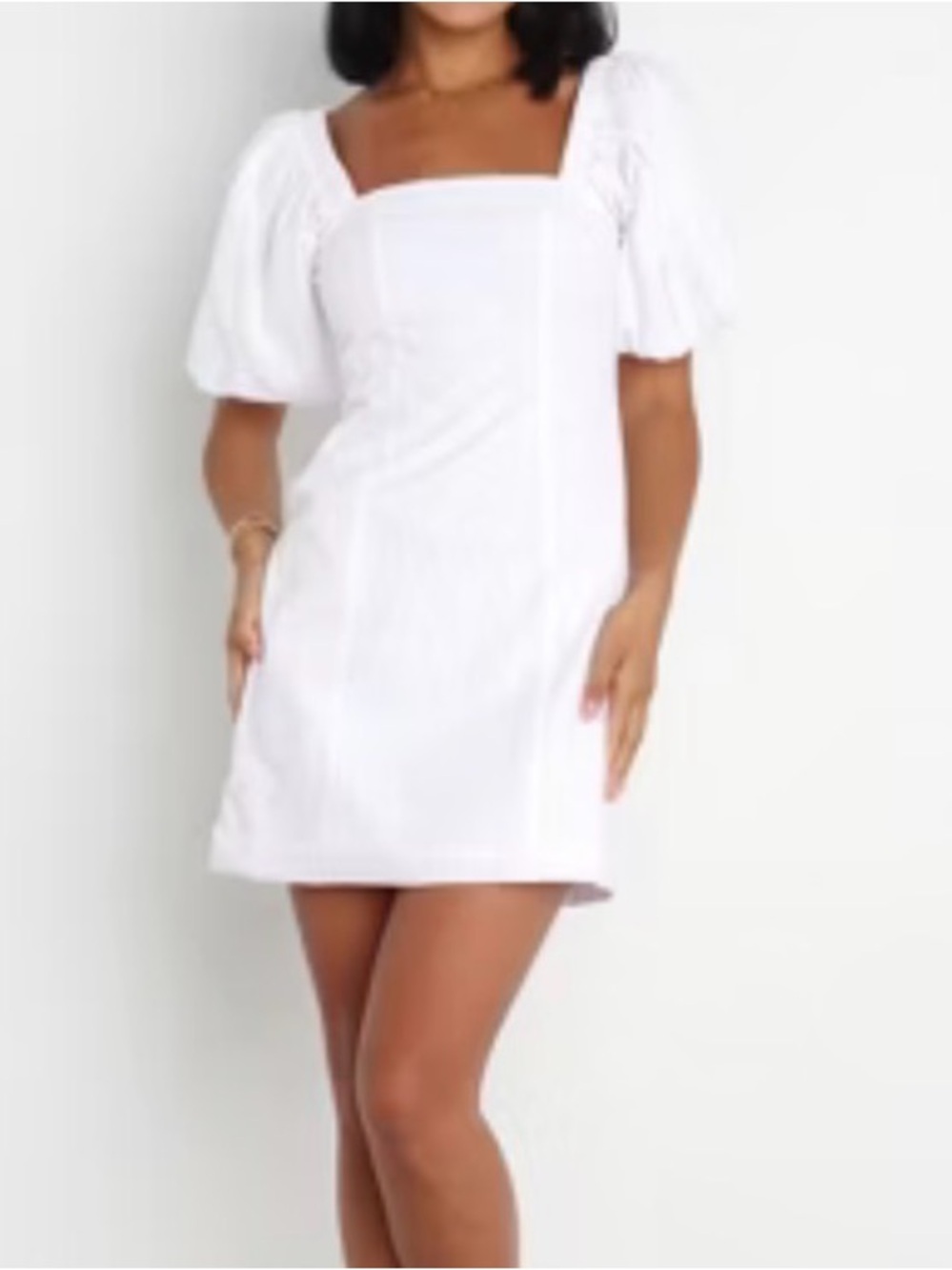 NWT Petal & Pup x SNDYS Everyday Tuscany Dress White M Read Description